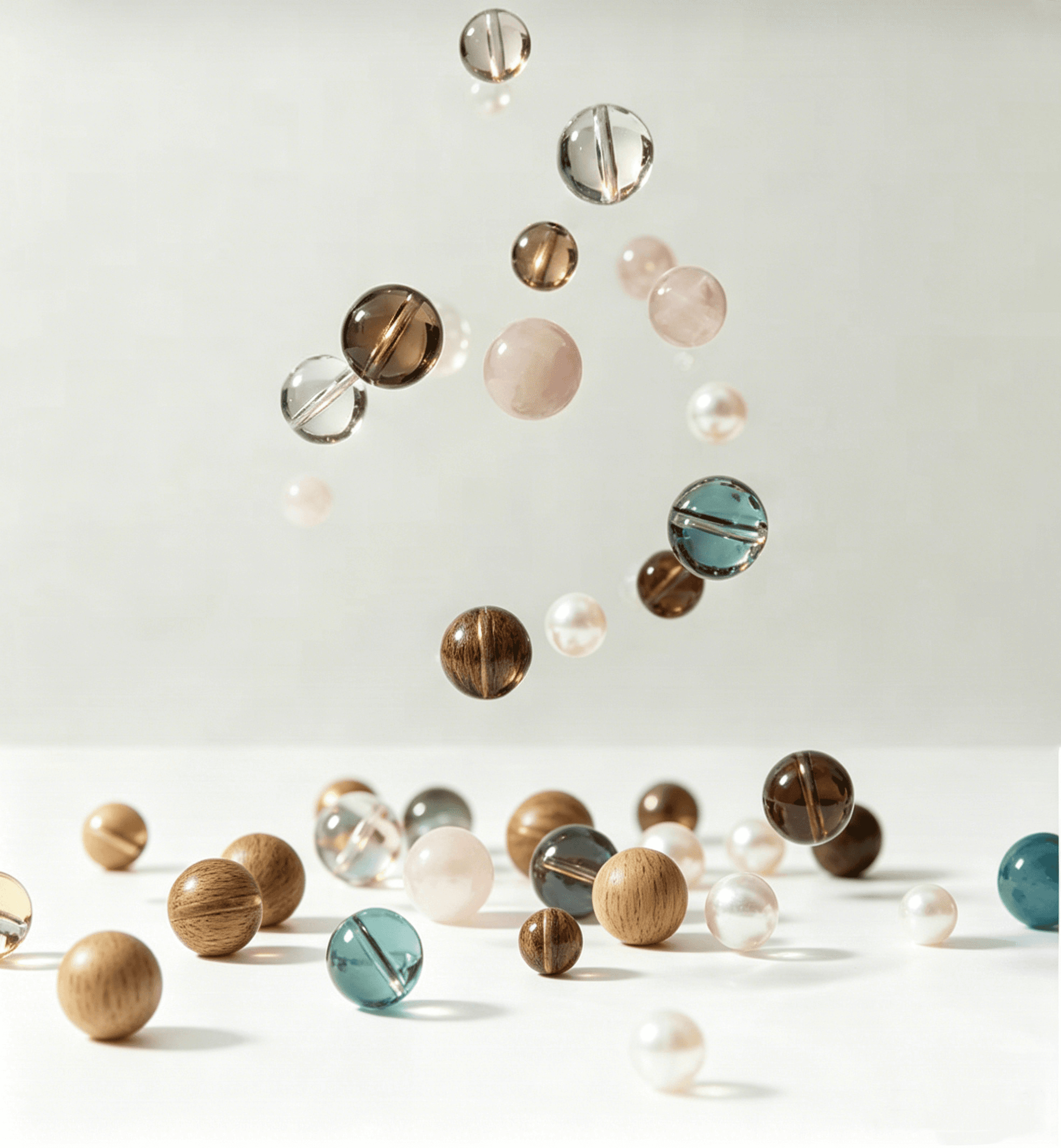 Natural crystal details
