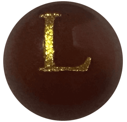 Red Onyx Initial L