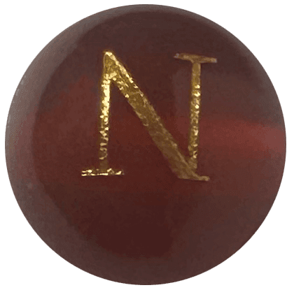 Red Onyx Initial N