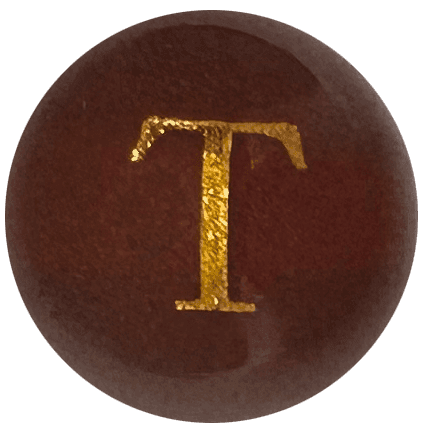 Red Onyx Initial T