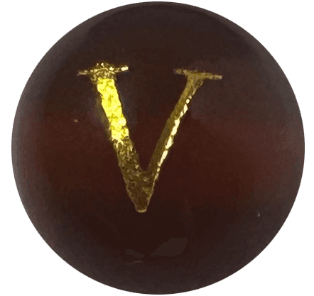 Red Onyx Initial V