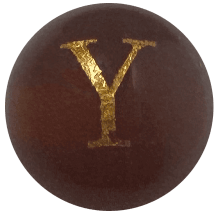 Red Onyx Initial Y