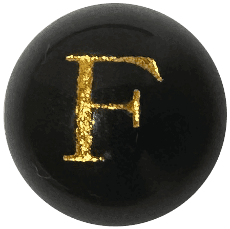 Black Onyx Initial F