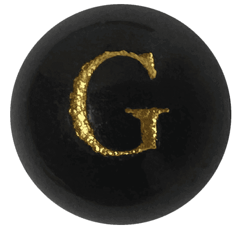 Black Onyx Initial G