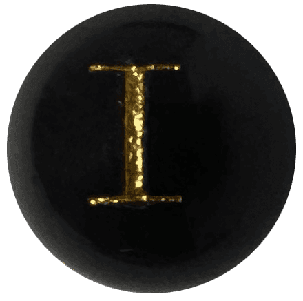 Black Onyx Initial I