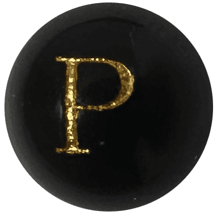 Black Onyx Initial P