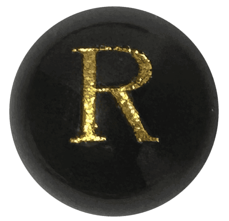 Black Onyx Initial R