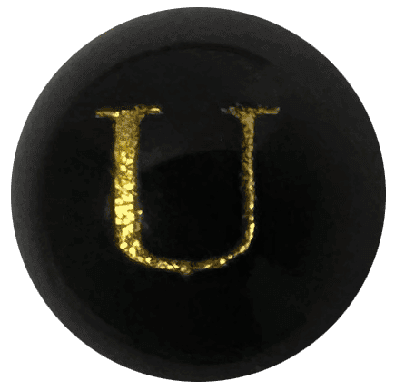 Black Onyx Initial U