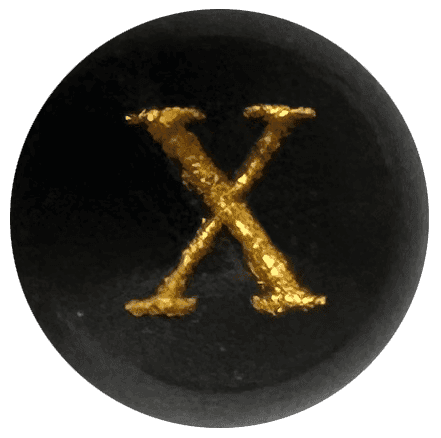 Black Onyx Initial X