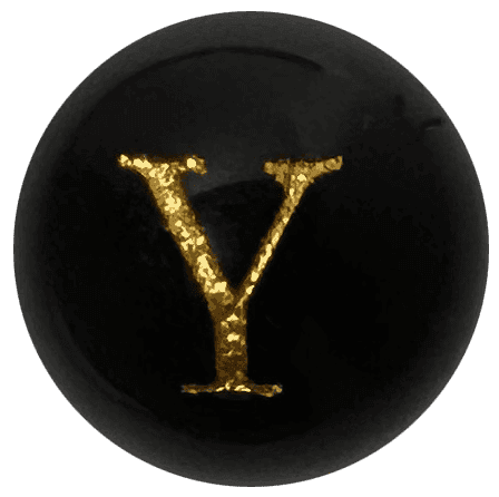 Black Onyx Initial Y