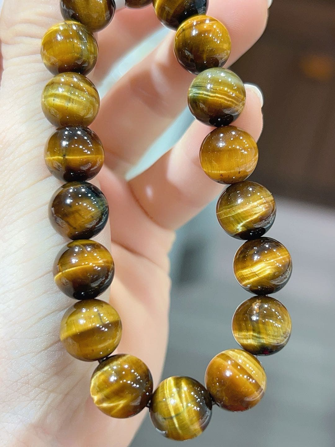 Yellow Tiger Eye real photo 2
