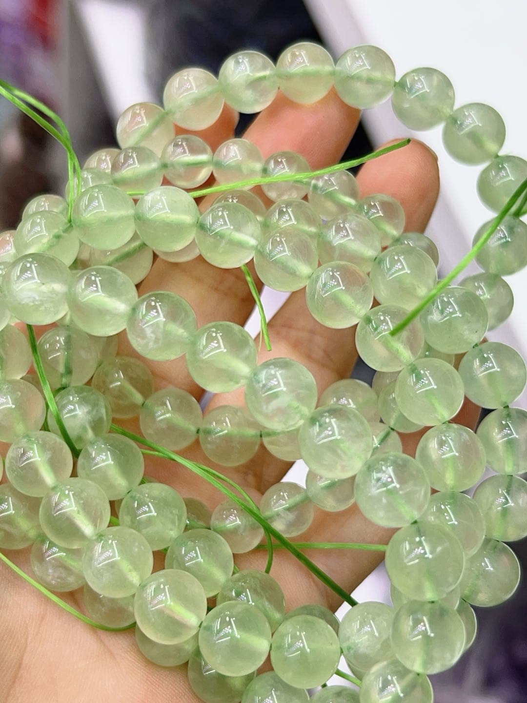 Green Prehnite real photo 1