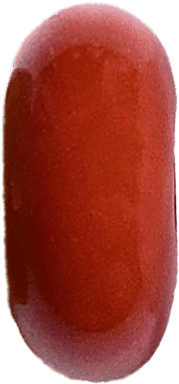 Red Agate Abacus Bead Small