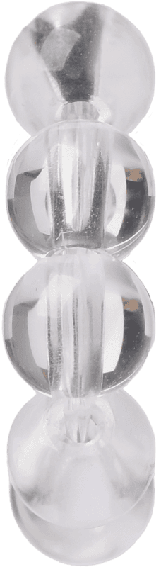 White Crystal Running Bead