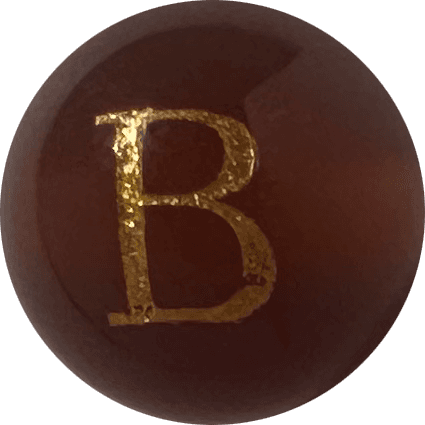 Red Onyx Initial B