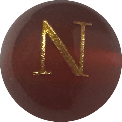 Red Onyx Initial N