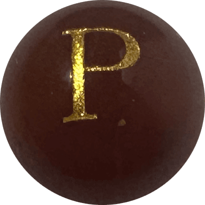 Red Onyx Initial P