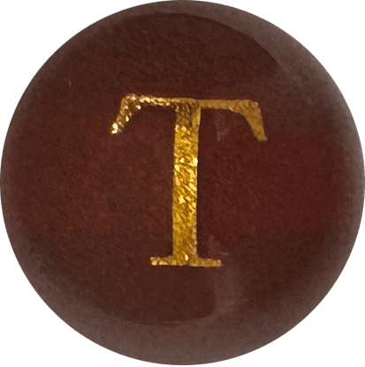 Red Onyx Initial T