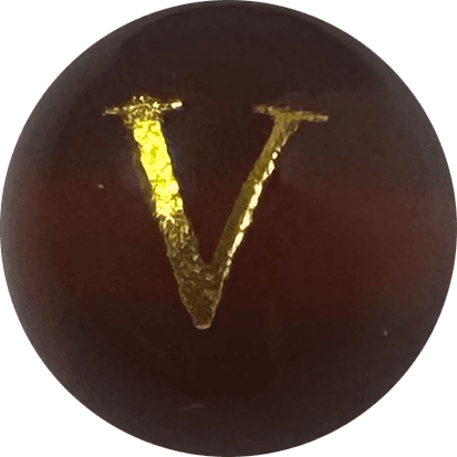 Red Onyx Initial V