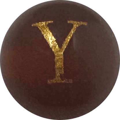 Red Onyx Initial Y