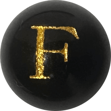 Black Onyx Initial F