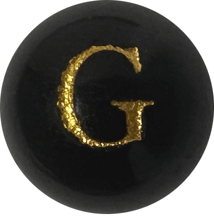 Black Onyx Initial G