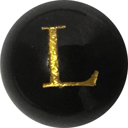 Black Onyx Initial L