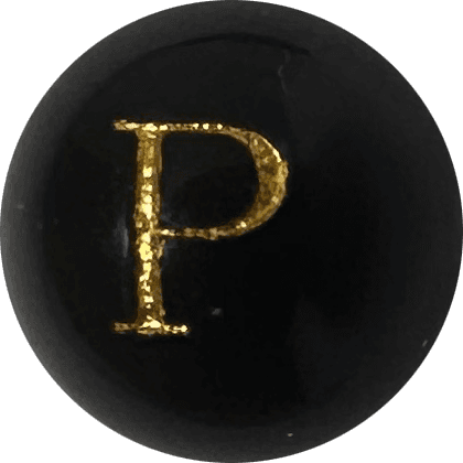 Black Onyx Initial P