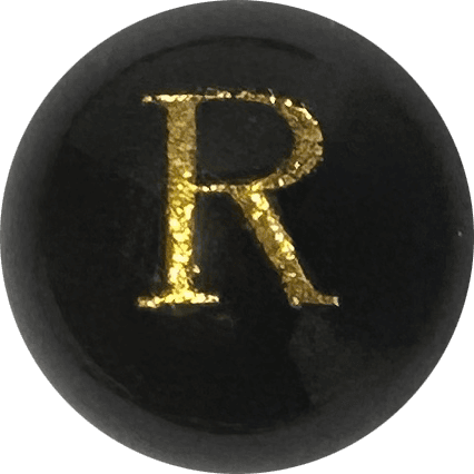 Black Onyx Initial R