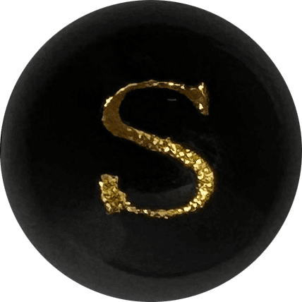 Black Onyx Initial S