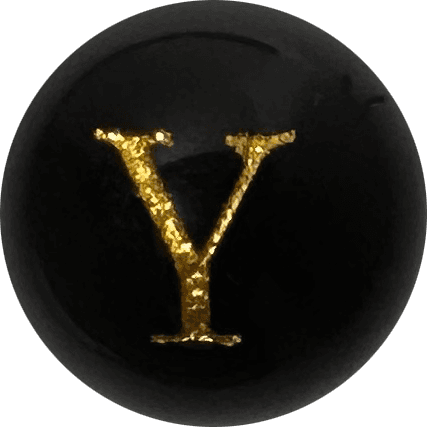 Black Onyx Initial Y