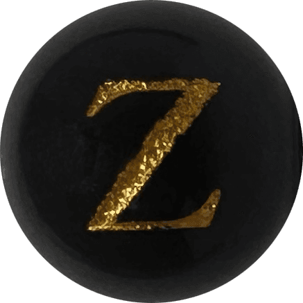 Black Onyx Initial Z