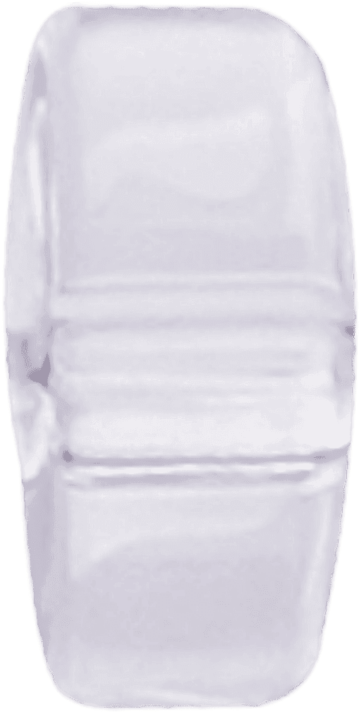 White Crystal Pill Bead