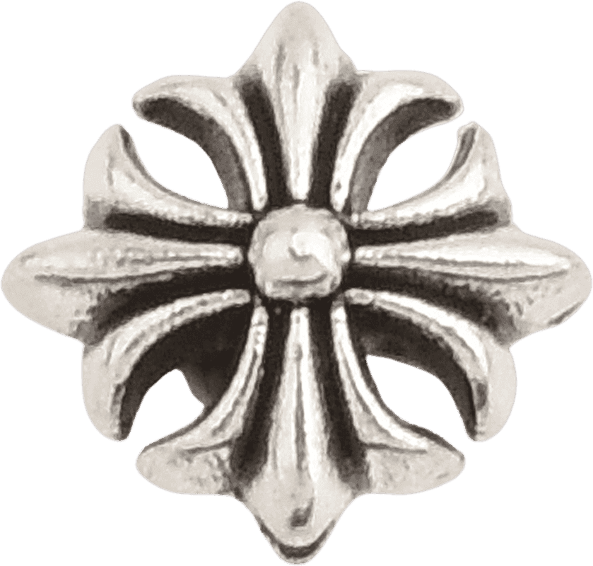 Tibetan Silver Cross Flower