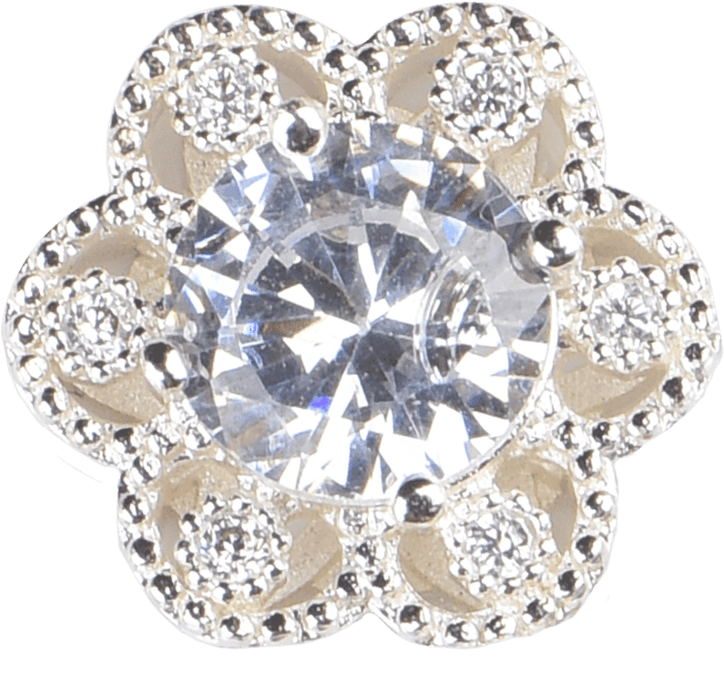 Zirconia Flower Diamond